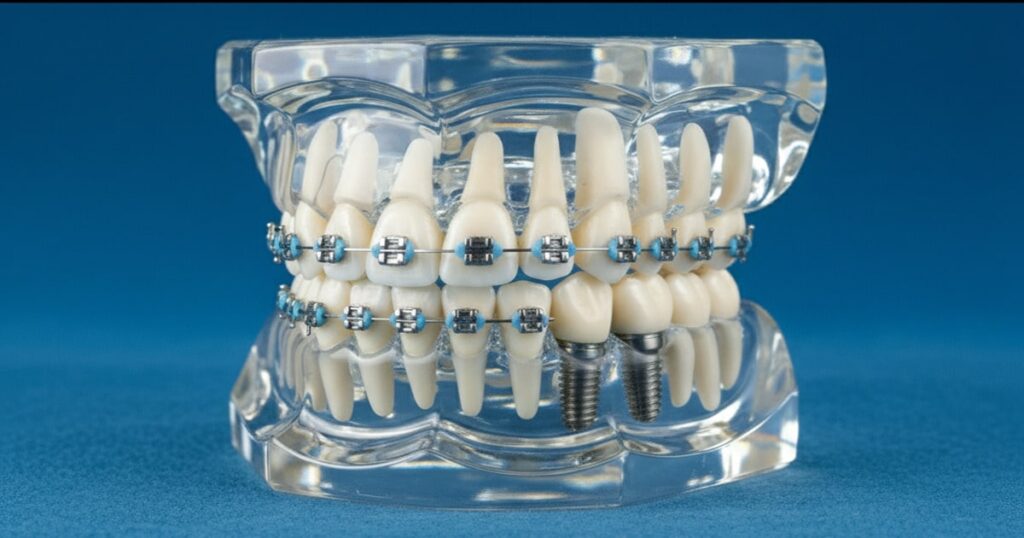 orthodontics after implants