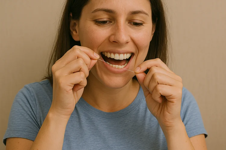 A picture representing flossing 101